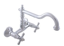 RAV Slezák - Vodovodné batérie drezová MORAVA RETRO, Farba: chróm, Rozmer: 100 mm MK102.0 / 28