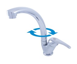 RAV Slezák - Vodovodné batérie drezová SÁZAVA, Farba: chróm, Rozmer: 1/2 '', Typ rúčky: SA306.5 / 3 SA306.5 / 3