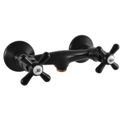 RAV Slezák - Vodovodné batérie sprchová MORAVA RETRO, Farba: čierna matná, Rozmer: 100 mm (MK180.0CMAT)