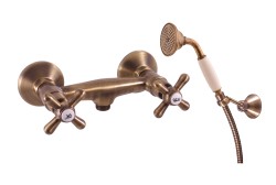 RAV Slezák - Vodovodné batérie sprchová MORAVA STARÁ MOSADZ, Farba: stará mosadz, Rozmer: 150 mm MK180.5 / 2SM