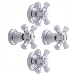 RAV Slezák - Vodovodné batérie sprchová vstavaná s prepínačom MORAVA RETRO, Farba: chróm (MK386K)