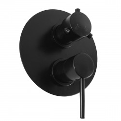 RAV Slezák - Vodovodné batérie sprchová vstavaná s prepínačom Seina, Farba: čierna matná (SE986KCMAT)