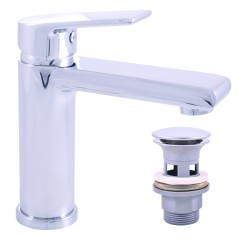 RAV Slezák - Vodovodné batérie umývadlová s výpustom click-clack COLORADO, Farba: chróm, Rozmer: 3/8 '' (CO129.0)