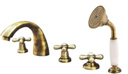 RAV Slezák - Vodovodné batérie vaňová MORAVA STARÁ MOSADZ, Farba: stará mosadz, Rozmer: 3/8 '' (MK169.0PSM)