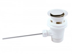 RAV Slezák - Výpusť s uzáverom - plast, Farba: chróm (PD0002)