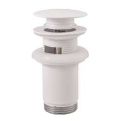 RAV Slezák - Výpusť umývadlová CLICK-CLACK 5/4", Biela matná MD0484BMAT (MD0484BMAT)