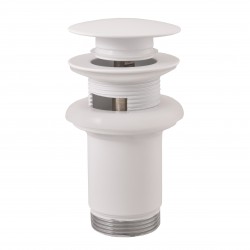 RAV Slezák - Výpusť umývadlová CLICK-CLACK 5/4", Biela matná MD0484BMAT (MD0484BMAT)