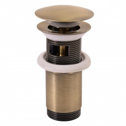 RAV Slezák - Výpusť umývadlová CLICK-CLACK 5/4 - stará mosadz, Farba: stará mosadz (MD0484SM)