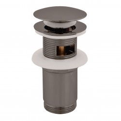 RAV Slezák - Výpust umývadlový CLICK-CLACK 5/4", Metal Grey - kartáčovaný MD0484MGK (MD0484MGK)