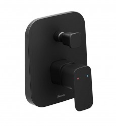 RAVAK - 10° Free Vaňová batéria TD F 065.20 pod omietku, čierna (X070158)