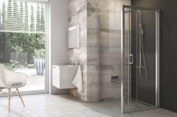 RAVAK - Blix Sprchová stena BLPSZ-80, 78-80 cm, lesklý hliník/číre sklo (X93H40C00Z1)