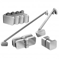 RAVAK - Brilliant Montážna súprava B SET na BSDPS-L 100, chróm (D01000A078)