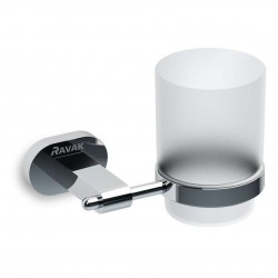 RAVAK - Chrome Držiak s pohárikom, chróm/sklo (X07P188)