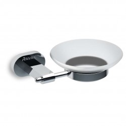 RAVAK - Chrome Mydlovnička s držiakom, chróm/sklo (X07P187)