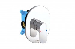 RAVAK - Chrome Sprchová batéria CR 066.00 pod omietku bez prepínača na R-box, chróm (X070057)