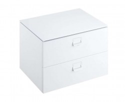 RAVAK - Comfort Doska pod umývadlo 80x46x2 cm, lesklá biela (X000001380)