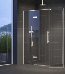 RAVAK - Cool Sprchová stena 80x195 cm, matná biela/číre sklo (X9VV40E00Z1)