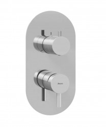 RAVAK - Espirit Batéria pod omietku, pre 3 spotrebiče, chróm (X070203)