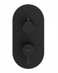 RAVAK - Espirit Batéria pod omietku, pre 3 spotrebiče, matná čierna (X070283)