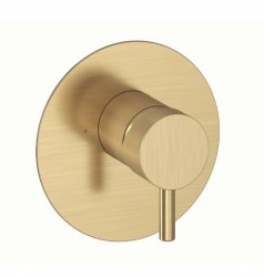 RAVAK - Espirit Sprchová batéria pod omietku, s telesom, kefované zlato (X070609)