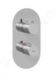 RAVAK - Espirit Termostatická batéria pod omietku, na 3 spotrebiče, chróm (X070209)