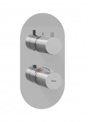 RAVAK - Espirit Termostatická batéria pod omietku, na 3 spotrebiče, chróm (X070209)