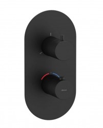 RAVAK - Espirit Termostatická batéria pod omietku, na 3 spotrebiče, matná čierna (X070289)