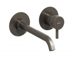 RAVAK - Espirit Umývadlová batéria pod omietku, 2-otvorová inštalácia, kefovaný grafit (X070315)