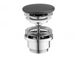 RAVAK - Flat Neuzatvárateľná výpusť, antracit (X03068)