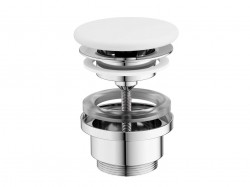 RAVAK - Flat Neuzatvárateľná výpusť, matná biela (X01920)