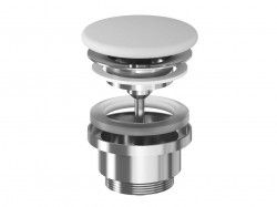 RAVAK - Flat Neuzatvárateľná výpusť, Smoke Grey (X03071)