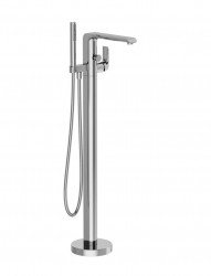 RAVAK - Flat Vaňová batéria do podlahy, chróm (X070440)