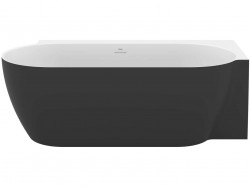 RAVAK - Freedom Corner II Tec Vaňa 175x86 cm, pravá, čierna/biela (CC81700000)