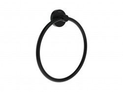 RAVAK - Kona Držiak uteráka, matná čierna (X07P1301)