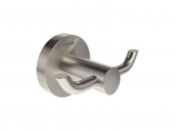 RAVAK - Kona Dvojháčik, kefovaná nerezová (X07P1273)