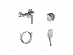 RAVAK - Life Sprchová batéria s príslušenstvom, chróm (X07S111)