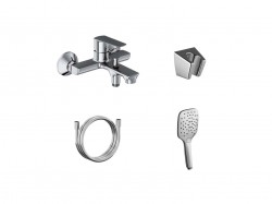 RAVAK - Life Vaňová batéria s príslušenstvom, chróm (X07S109)