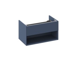 RAVAK - Lite Umývadlová skrinka 80x45x43 cm, 1 zásuvka, Deepsea Blue (X000001863)