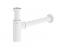 RAVAK - Odtokové systémy Designový sifón, matná biela (X01800)