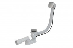 RAVAK - Odtokové systémy Vaňová odtoková a prepadová súprava, dĺžka 800 mm, bowden, chróm (X01506)