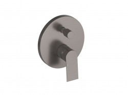 RAVAK - Plan Batéria pod omietku, na 2 spotrebiče, kefovaný grafit (X070656)