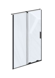 RAVAK - Roll Sprchové dvere, 118-120 cm, čierna/číre sklo (X08VG0300Z1)