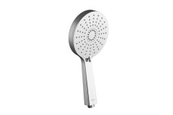 RAVAK - Sprchová hlavica Flat XXL 961.00, 3 prúdy, priemer 14 cm, chróm (X07P344)