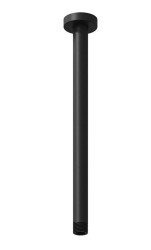 RAVAK - Sprchové rameno stropné, 30 cm, matná čierna (X07P677)