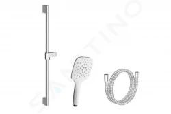 RAVAK - Sprchy Sprchová súprava 921.00, ručná sprcha Air, 3 funkcie, tyč 70 cm, sprchová hadica z odolného plastu 150 cm, chróm (X07S002)