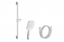 RAVAK - Sprchy Sprchová súprava 921.00, ručná sprcha Air, 3 funkcie, tyč 70 cm, sprchová hadica z odolného plastu 150 cm, chróm (X07S002)