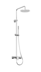 RAVAK - Spring Sprchový set s batériou, priemer 25 cm, chróm (X070540)