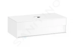 RAVAK - Step Umývadlová skrinka SD, 1000x540x305 mm, 1 zásuvka, biela/biela (X000001429)