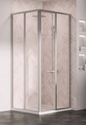 RAVAK - Supernova Sprchové dvere SRV2-100 S, 97-99 cm, satin/číre sklo (14VA0UO2Z1)