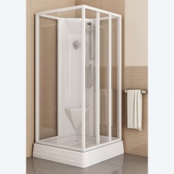 RAVAK - Supernova Sprchový box 91x91 cm, s vaničkou a príslušenstvom, biela/číre sklo (83677112Z1)